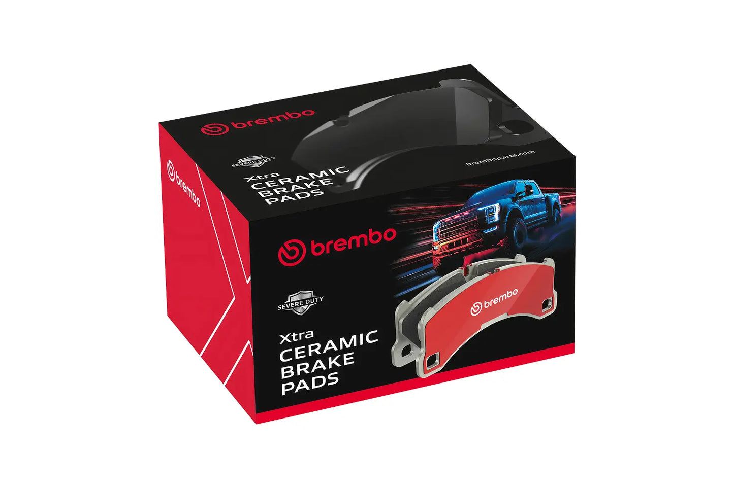 Brembo Xtra Ceramic SD front brake pad set P37018SD for 2009-2024 Nissan GT-R with iron brake discs