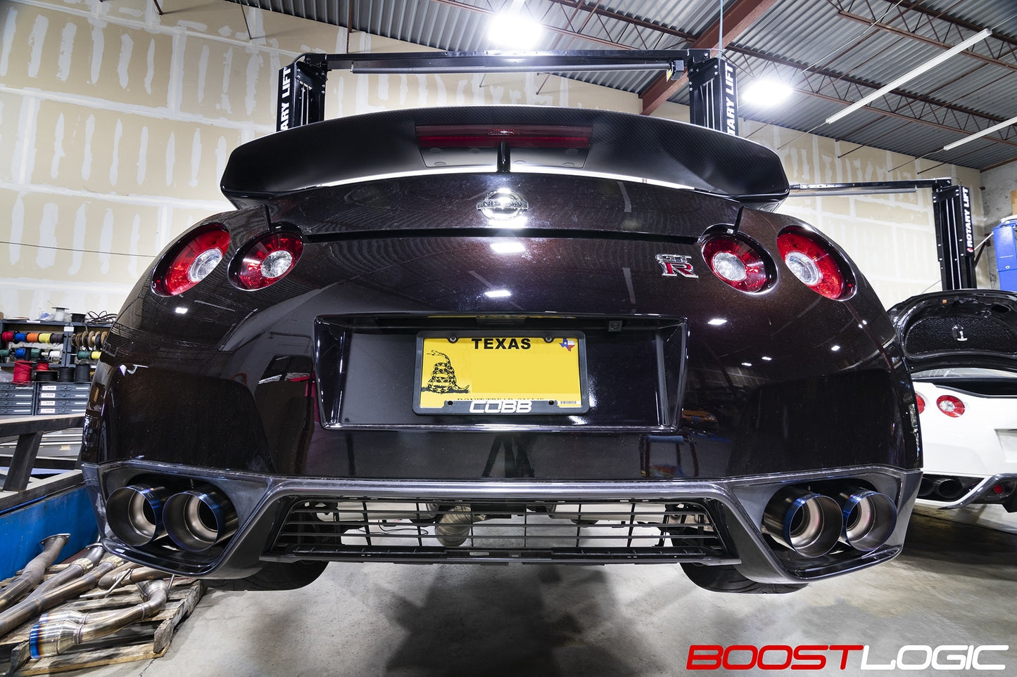 Boost Logic 4-Inch Titanium Cat-Back Exhaust for 2009-2025 Nissan GT-R R35 - BL 02010910