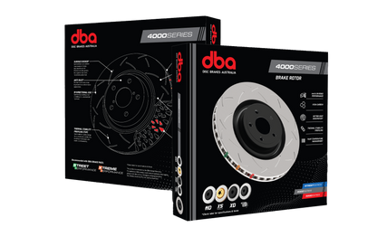 DBA 8/93-94 Nissan Skyline R32 GT-R/95-7/98 R33 & R34 GT-R Frt Slotted 4000 Series Rotors