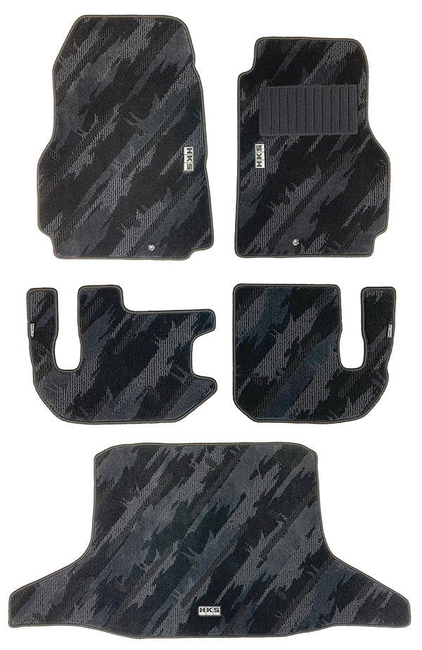 HKS Floor Mat Front & Rear Set for Nissan GT-R R35 LHD - 53001-AN014