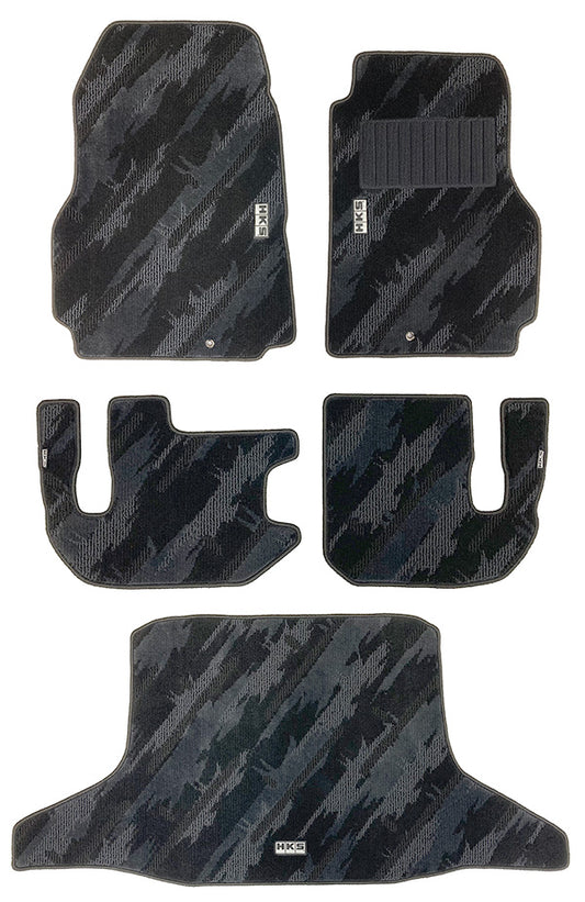 HKS Floor Mat Front & Rear Set for Nissan GT-R R35 LHD - 53001-AN014