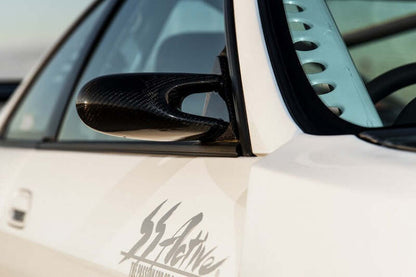 GReddy Garage 89-94 Nissan Skyline GT-R Carbon Side Mirror R32 Set