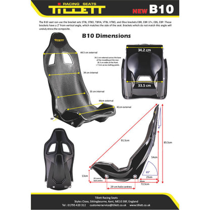 Tillett B10 R35 Seat Kit