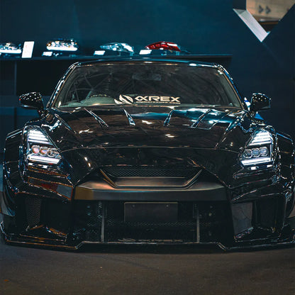 AlphaRex 880359 NOVA Headlights Nissan GT-R 09–25