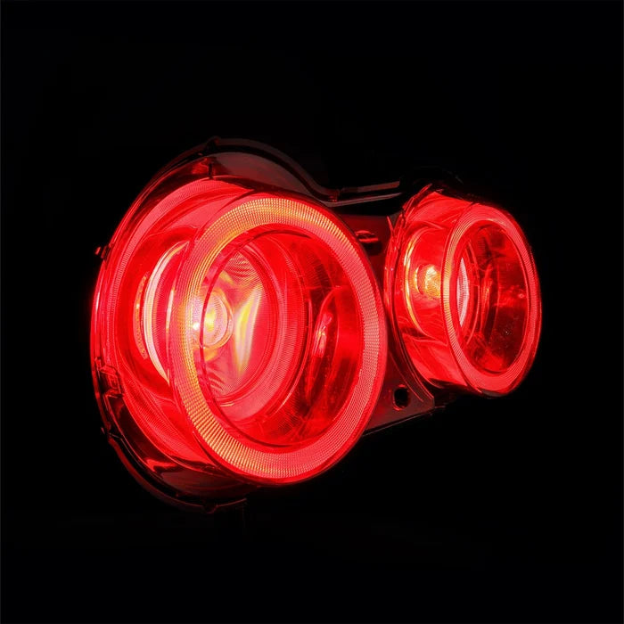 AlphaRex NOVA-Series Prismatic LED Red Clear tail lights 692001 for 2009-2025 Nissan GT-R R35