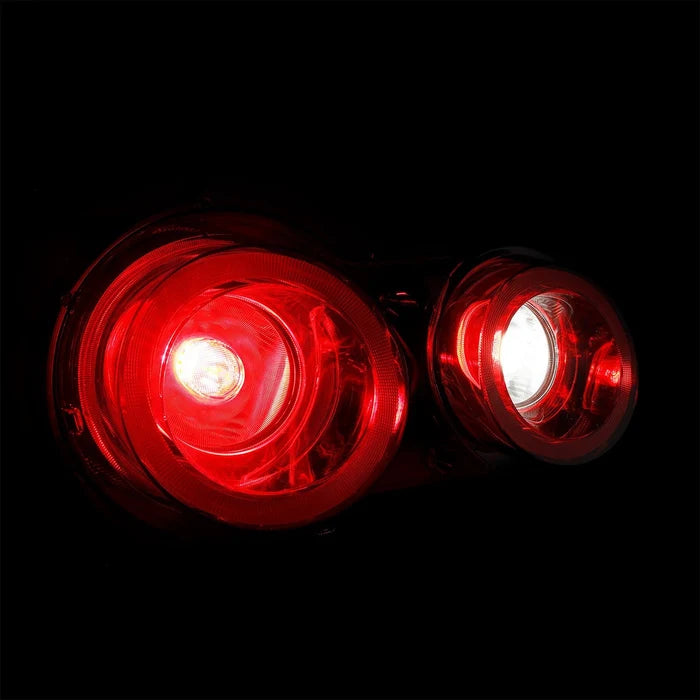 AlphaRex NOVA-Series Prismatic LED Red Clear tail lights 692001 for 2009-2025 Nissan GT-R R35