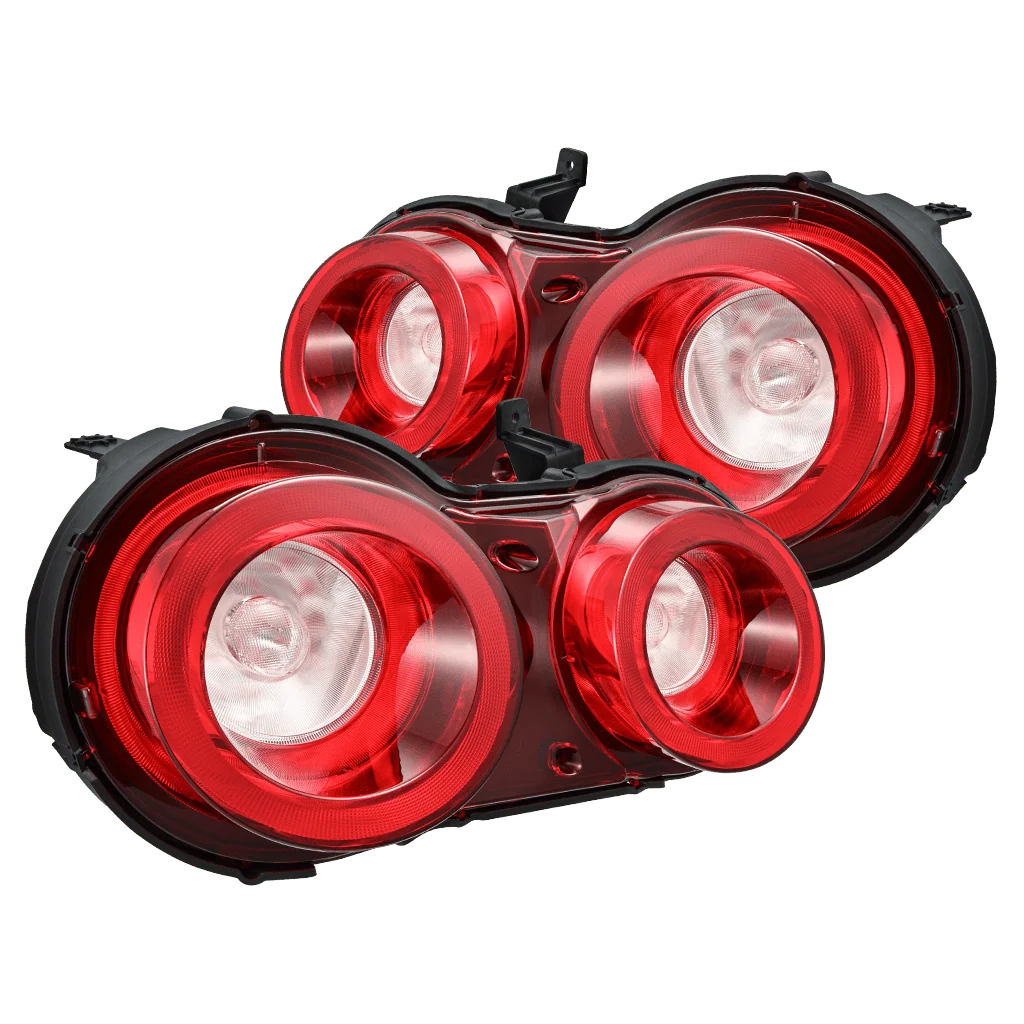 AlphaRex NOVA-Series Prismatic LED Red Clear tail lights 692001 for 2009-2025 Nissan GT-R R35