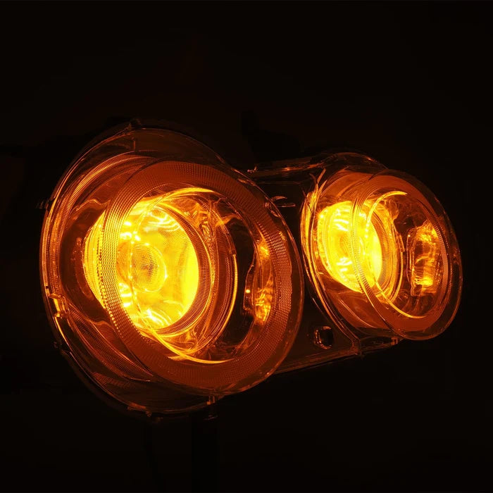 AlphaRex NOVA-Series Prismatic LED clear tail lights for 2009-2025 Nissan GT-R R35 RTL-NG09-A-YW-LB