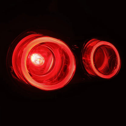 AlphaRex NOVA-Series Prismatic LED Red Smoke tail lights for 2009-2025 Nissan GT-R R35 part number 692003