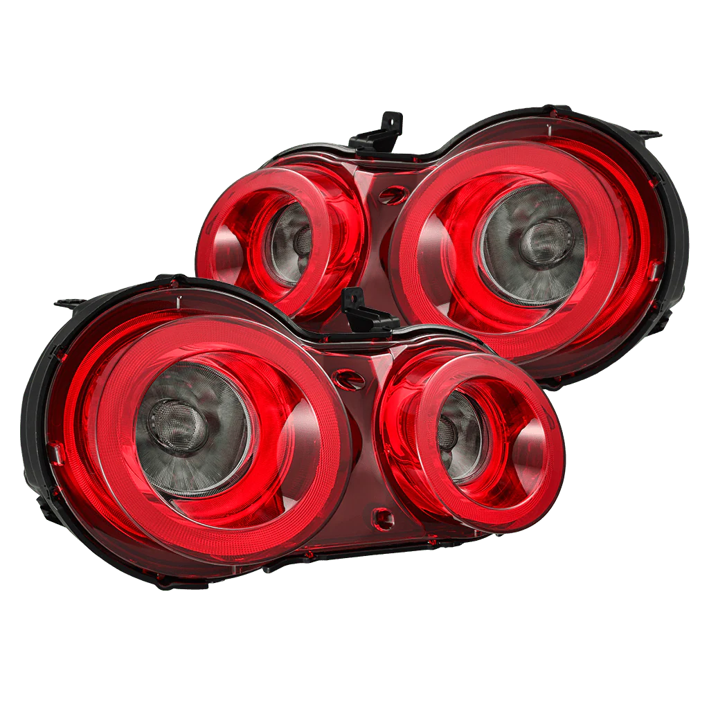 AlphaRex NOVA-Series Prismatic LED Red Smoke tail lights for 2009-2025 Nissan GT-R R35 part number 692003