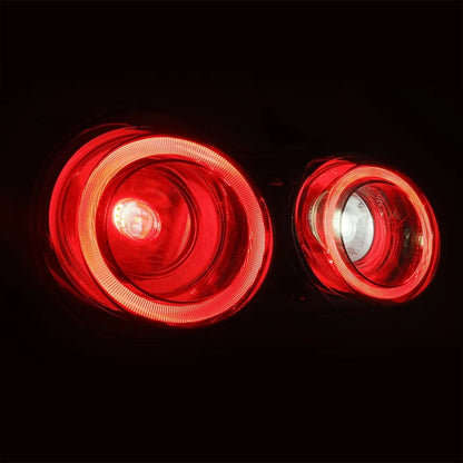 AlphaRex NOVA-Series Prismatic LED Smoke tail lights for 2009-2025 Nissan GT-R R35 part number 692002