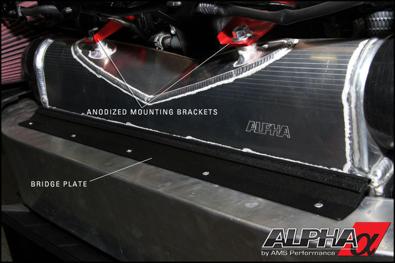 AMS Alpha Race front mount intercooler ALP.07.09.0008-1 for 2009-2025 Nissan GT-R R35 1000-1400 horsepower builds