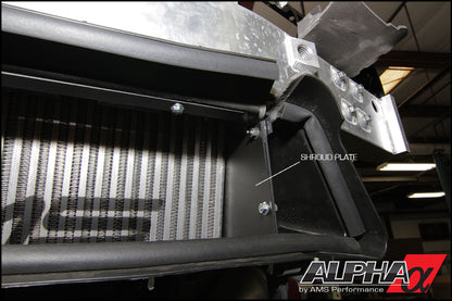 AMS Alpha Race front mount intercooler ALP.07.09.0008-1 for 2009-2025 Nissan GT-R R35 1000-1400 horsepower builds