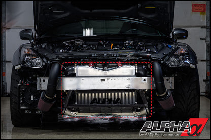 AMS Alpha Race front mount intercooler ALP.07.09.0008-1 for 2009-2025 Nissan GT-R R35 1000-1400 horsepower builds