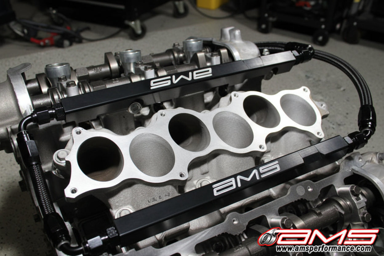 AMS fuel rail upgrade kit ALP.07.07.0002-1 for 2009-2025 Nissan GT-R R35 VR38DETT applications