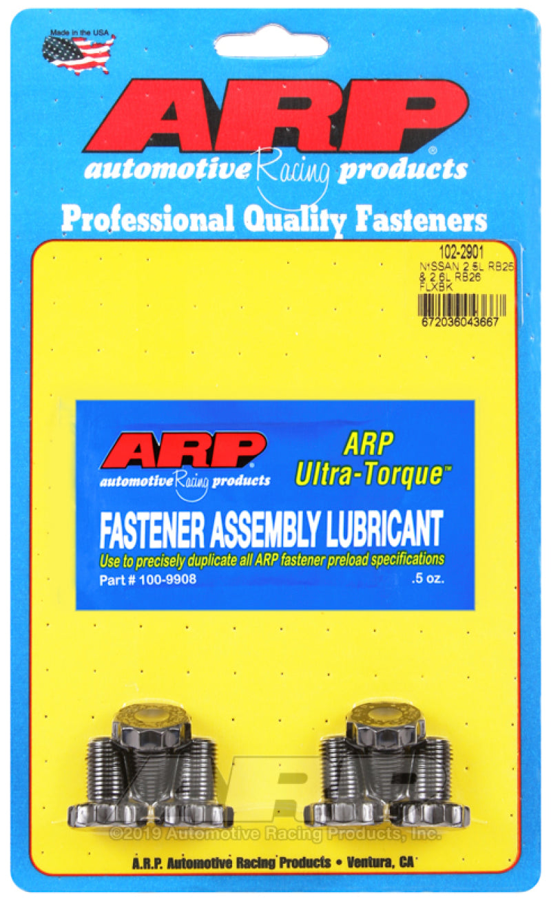 ARP 8740 chrome moly flexplate bolt kit 102-2901 for Nissan RB25 and RB26 engines