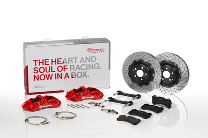 Brembo GT Systems silver front 6-piston 355mm big brake kit for Nissan Skyline GT-R R32 and R33