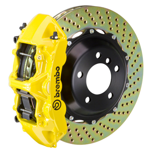 Brembo GT Systems yellow front 6-piston 355mm big brake kit for Nissan Skyline GT-R R32 and R33