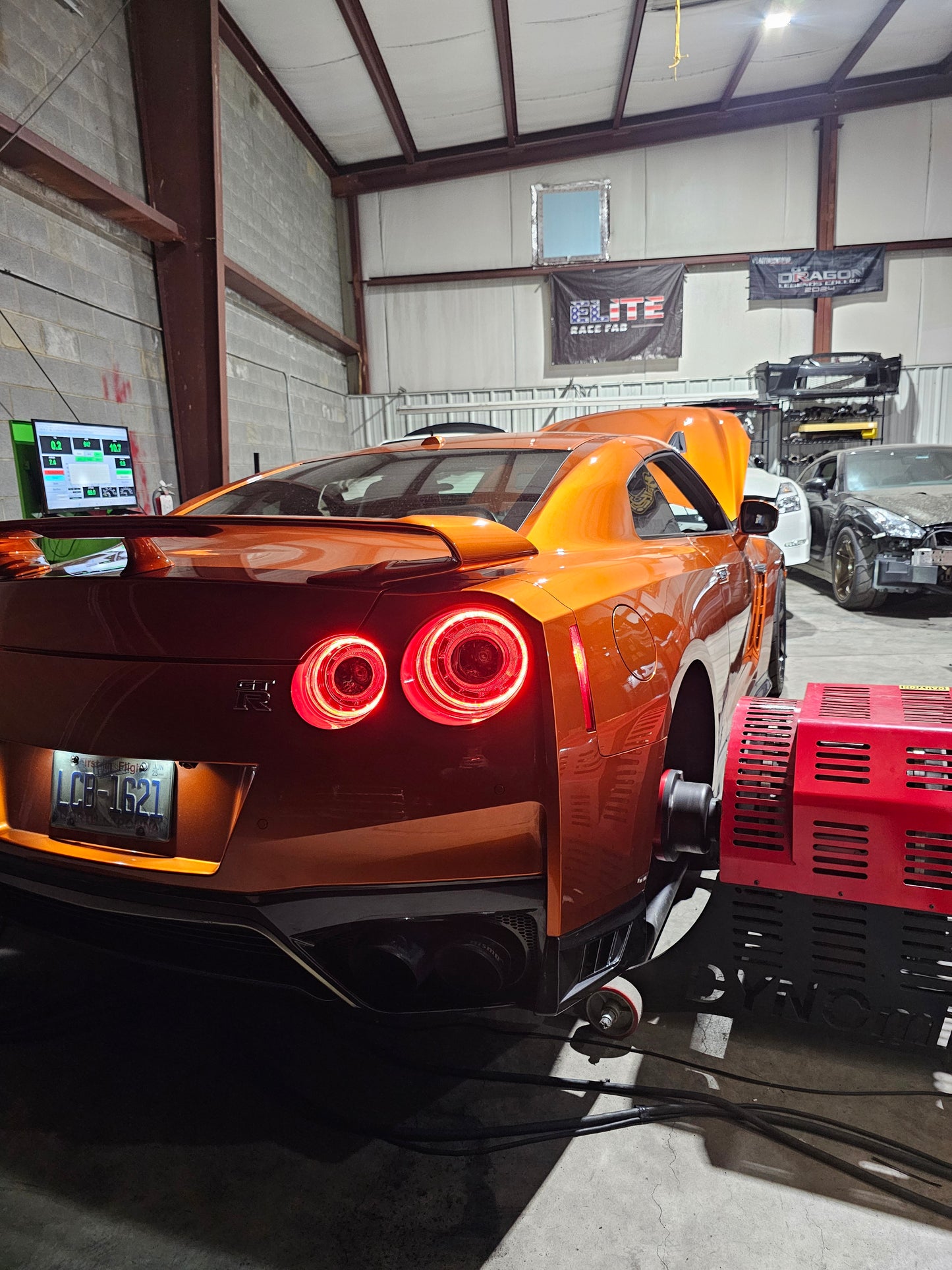 Elite GTR parts nissan r35 with mbrp exhaust installed