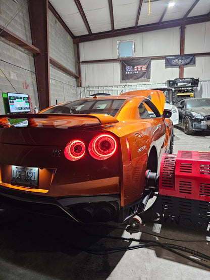 Elite GTR parts nissan r35 with mbrp exhaust installed