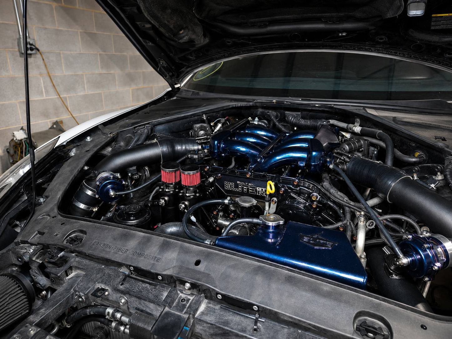 Elite GT-R installed Radium catch can system on a Nissan R35 GT-R