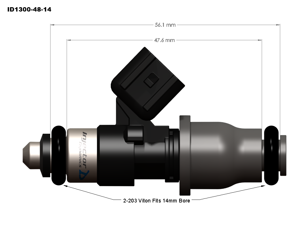 Injector Dynamics 1300.48.14.R35.6 Tech Specs Sheet