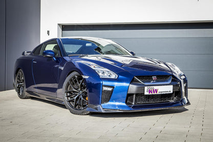KW coilover suspension kit shown installed on a Nissan GT-R R35