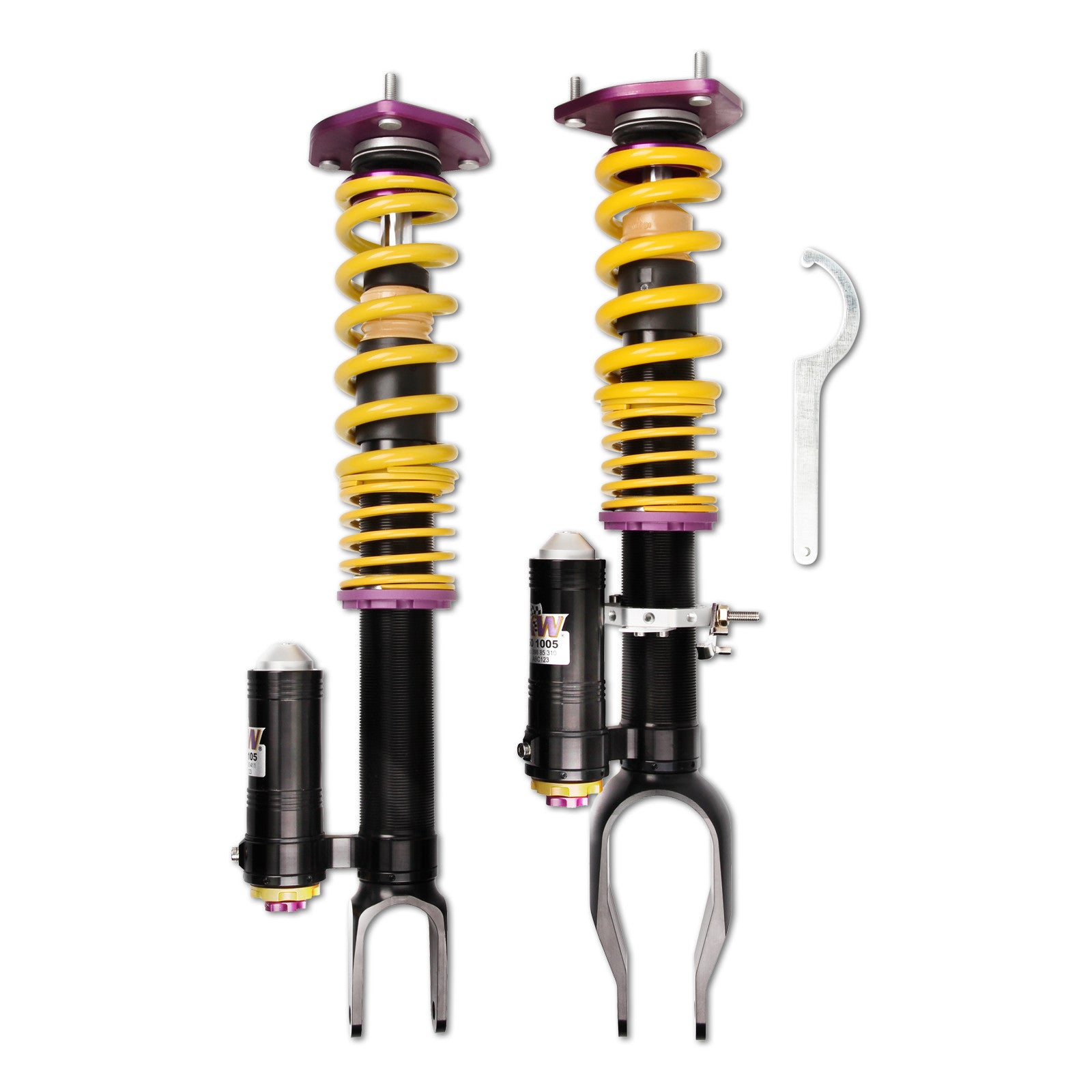KW 39785206 V4 Clubsport three-way adjustable coilover suspension kit with external reservoirs for Nissan GT-R R35