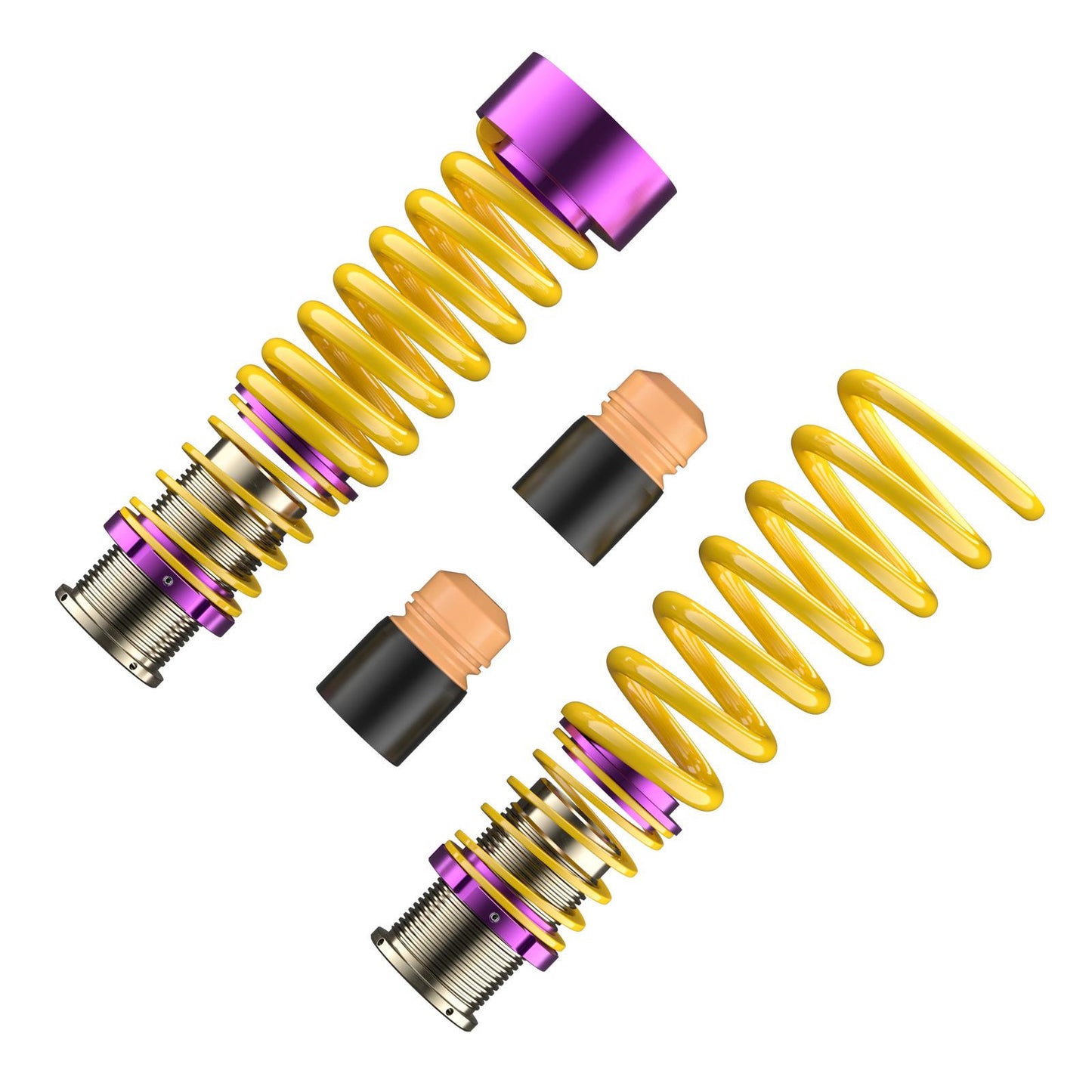 KW Height Adjustable Spring Kit 2015-2024 Nissan GT-R NISMO R35 retaining factory electronic suspension 25385010 