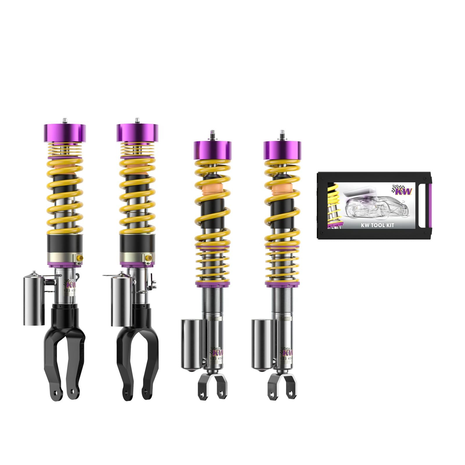 KW 35285206 V3 stainless steel adjustable coilover suspension kit for 2009-2024 Nissan GT-R R35