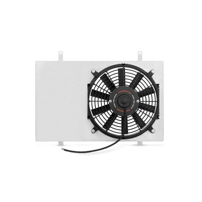 Mishimoto MMFS-R33-RHD polished aluminum electric fan and shroud kit with 14-inch fan for Nissan Skyline R33 and R34