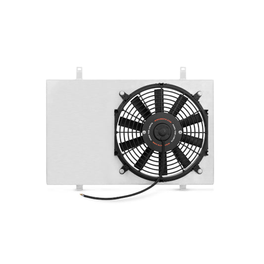 Mishimoto MMFS-R33-RHD polished aluminum electric fan and shroud kit with 14-inch fan for Nissan Skyline R33 and R34