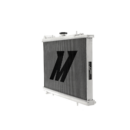 Mishimoto MMRAD-RHD-R32 two-row aluminum performance radiator for 1989-1993 Nissan Skyline R32 manual-transmission models