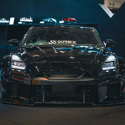 AlphaRex 880360 NOVA Headlights Nissan GT-R 09–25