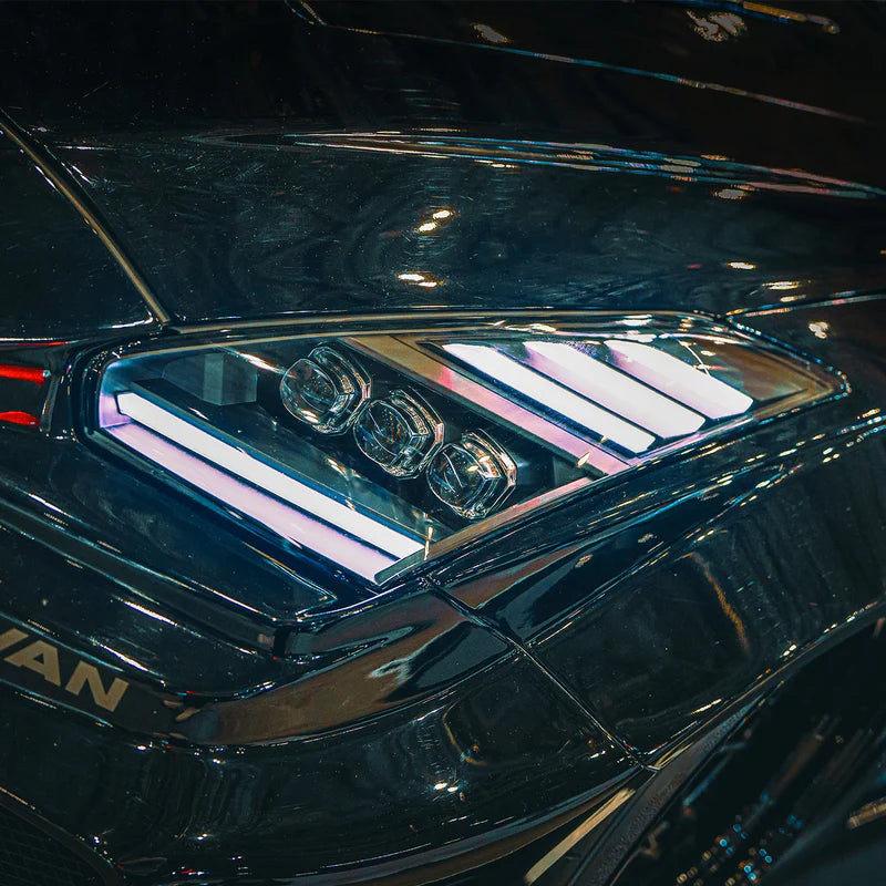 AlphaRex 880360 NOVA Headlights Nissan GT-R 09–25