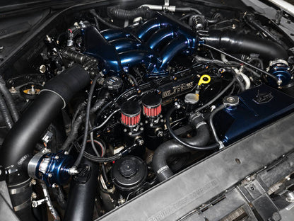 Nissan R35 GT-R VR38DETT engine bay with Radium dual catch cans installed