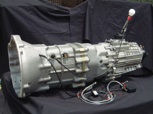 OS Giken OS-88 six-speed sequential gearbox with bellhousing and shifter assembly for R32, R33 and R34 GT-R