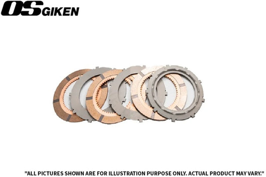 OS Giken R3C Overhaul Kit A with clutch discs, center plates, pressure plate and cover bolts