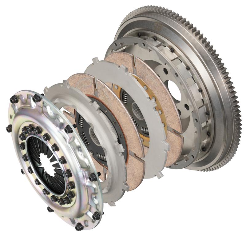 OS Giken TS3B triple-plate clutch assembly with flywheel for R32 and R33 GT-R applications