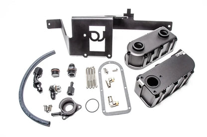 Radium Engineering 20-0557 billet aluminum coolant expansion tank kit for Nissan R35 GT-R