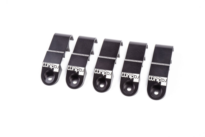Radium 20-0560 anodized fuel line retaining clips for Nissan R35 GT-R aftermarket fuel line installation - Primary