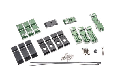 Radium Engineering 20-0626 billet aluminum fuel and brake line retainer kit for Nissan Skyline R32, R33, and R34