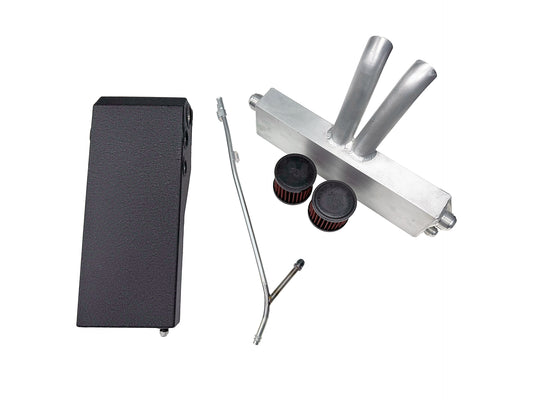 TRP Total Racing Products Competition dual-stage catch can system with K&N breathers for Nissan GT-R R35 VR38DETT