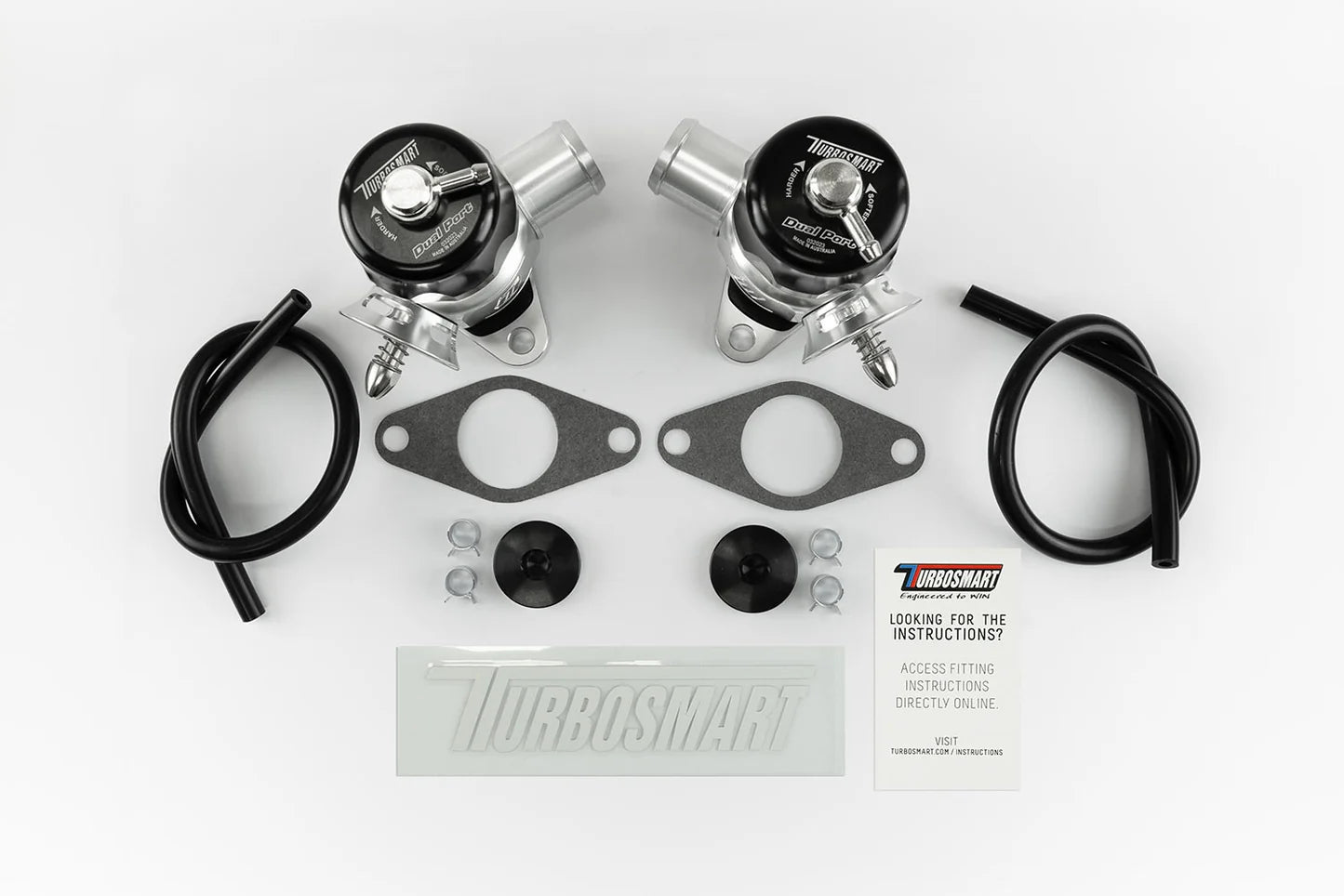 Turbosmart TS-0215-1027 SmartPort Dual Port blow-off valves R35 full kit