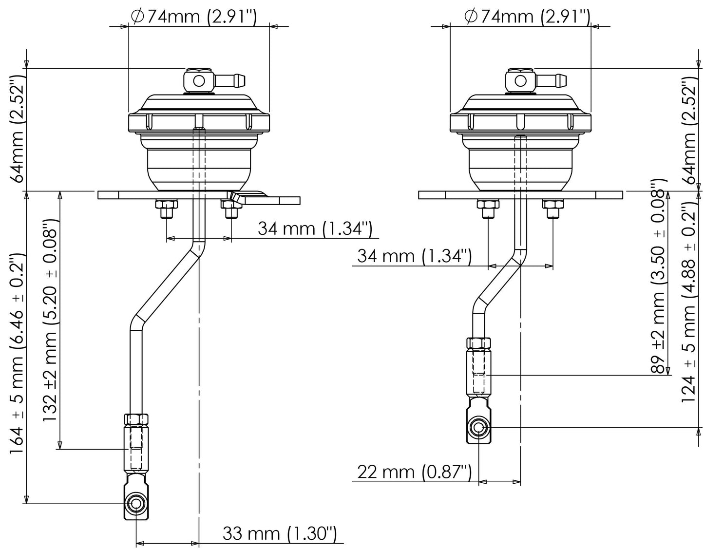 Turbosmart TS-0615-2242 tech specs sheet
